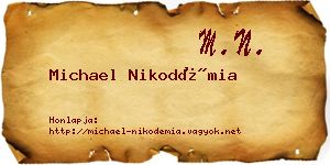Michael Nikodémia névjegykártya